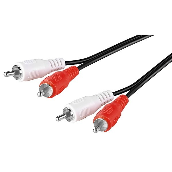 Audio-Video-Kabel 2x Cinchstecker > 2x Cinchstecker 1,5m