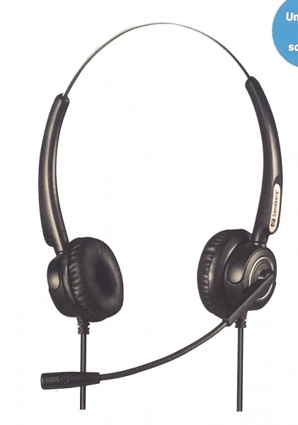 Professional Headset kompatibel für Yealink MP52 E2 Teams