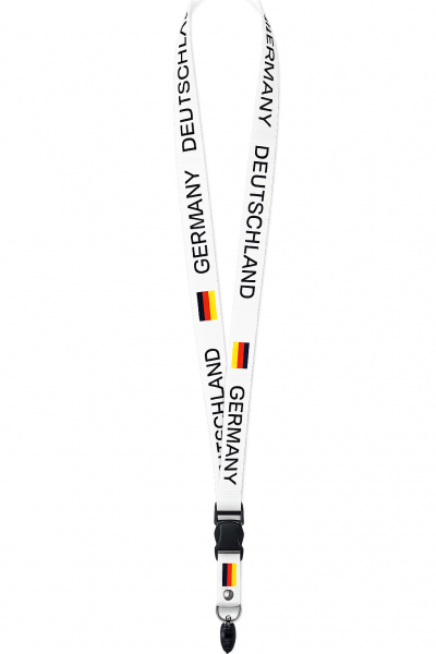 Deutschland Germany Schlüsselband Schwarz rot gold
