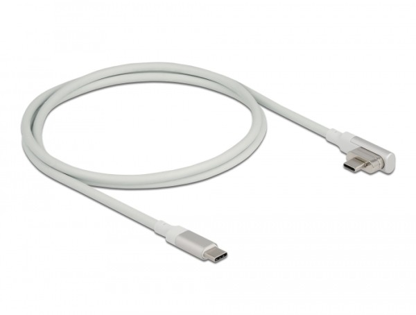 Magnetisches Thunderbolt 3 USB-C Kabel 4K 60 Hz Stecker zu Stecker gewinkelt 1,20 m f. MacBook Pro 14" (2021)