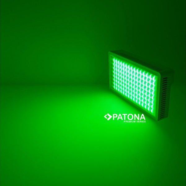 RGB LED-Videoleuchte Premium SL-PB40R 40W | Bi-Color mit Display + Tasche
