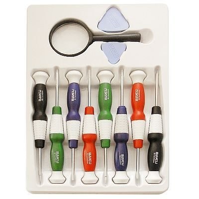 Schraubendreherset Torx + Lupe +